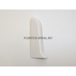 Плинтус напольный Идеал Комфорт Белый 001 К55 2,5м