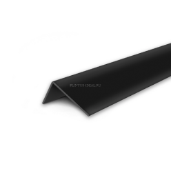 Угол арочный ПВХ IDEAL 20х12х2700 мм. 007 черный