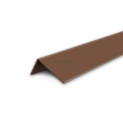 Угол арочный ПВХ Идеал 20х12х2700 мм. 019 коричневый